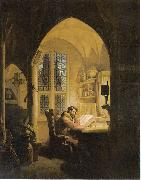 Georg Friedrich Kersting Faust im Studierzimmer oil painting on canvas
